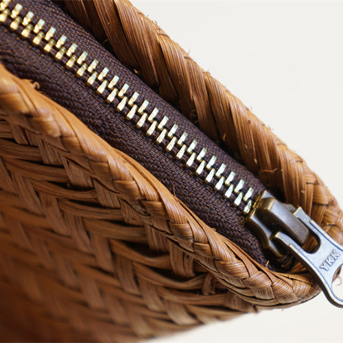 長財布 山葡萄 籠 バッグ V型網代編 小銭入れ ポーチ財布 コインケース  