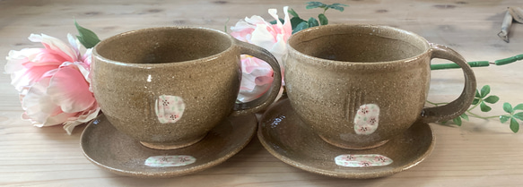 桜とくし目のコーヒー&ソーサー 9枚目の画像