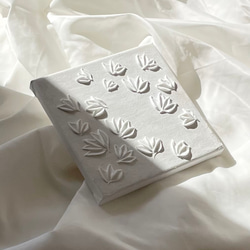 送料無料】 ミニアートプレゼント付き！ テクスチャーアート フラワー