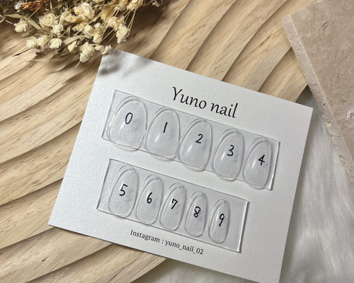 計測用チップ ネイルチップ（つけ爪） Yuno 通販 15822908｜Creema