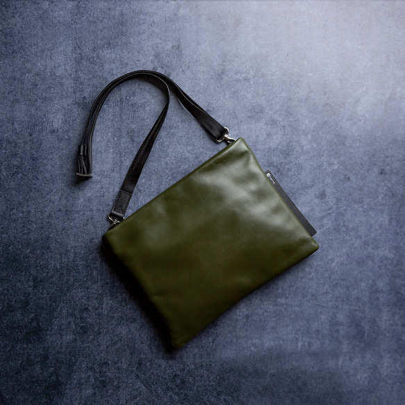 COACH ダークグリーン レザーサコッシュ COACH ダークグリーン レザーサコッシュ COACH コーチ レザー