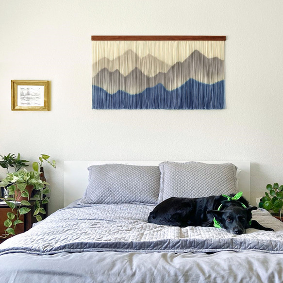 【受注製作】風景画 絵画 タペストリー 壁掛け 手作り アート 芸術 ウォールハンギング 新築祝い・新居祝い 家の装飾 cm 高さ アート 円幅 タペストリーの幅が 90cm ロッドを使用した壁掛けタペストリーの実際の幅は 広くなります #寝室