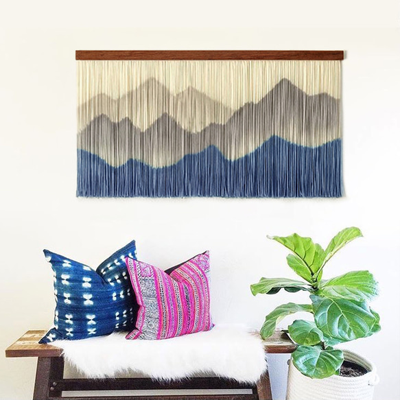 【受注製作】風景画 絵画 タペストリー 壁掛け 手作り アート 芸術 ウォールハンギング 新築祝い・新居祝い 家の装飾 cm 高さ アート 円幅 タペストリーの幅が 90cm ロッドを使用した壁掛けタペストリーの実際の幅は 広くなります #寝室