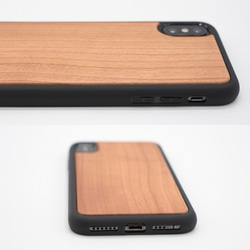 【名入れ可能】ミニチュアダックスフンド 衝撃吸収タイプ 木製iPhoneケース 11枚目の画像