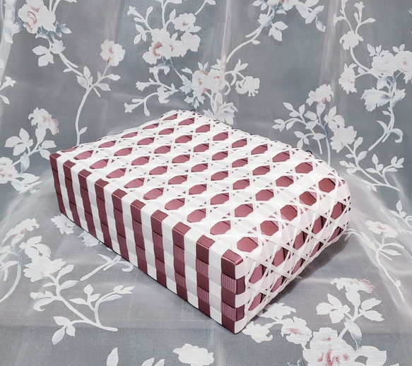 ♡プラカゴ‪ いちごミルクcolor  横長コンパクト   ピンク ホワイト 5枚目の画像