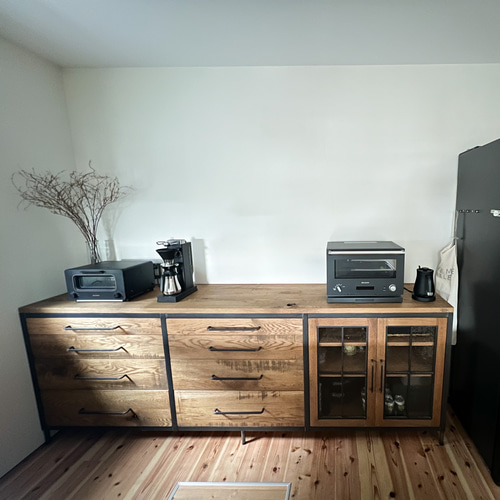 送料無料／[Oak Kitchen Board B-Type]キッチンボード カウンター