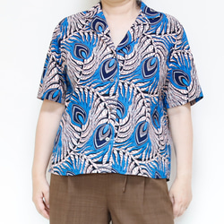 非洲印花 Aloha 襯衫適合旅行、節日、露營等！一個就夠了！ 第12張的照片