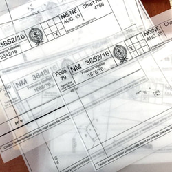 757・海図　イギリス　トレーシングペーパー 7枚目の画像