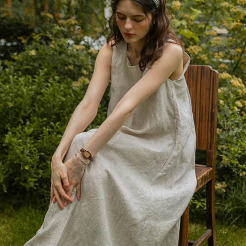 Cider◆リネンブレンド ストライプ ミニ ワンピース【送料込み】 ZARA - 新品 ZARA ストライプ リネンブレンドワンピース Sサイズ