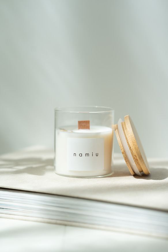 再販】ボタニカルアロマキャンドル 選べる香り shiro ギフトボックス付