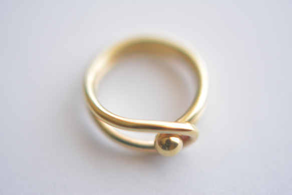 黃銅球環A型 金黃銅 第3張的照片