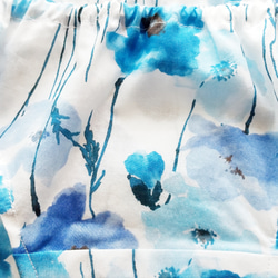 フンティ 花柄 ブルー ふんどしパンツ リラックスパンツ コットン サラフンティ 3枚目の画像
