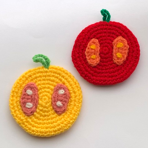 送料込み》トマト エコたわし アクリルたわし 2枚セット その他