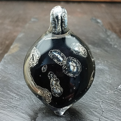 ガラス] 海月 水母 クラゲ ペンダント ガラス細工 ネックレス