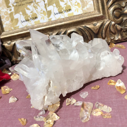 アーカンソー美水晶クラスター5A☆425g《浄化と調和•万能のお守り石》 8枚目の画像