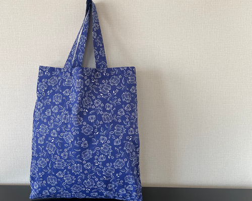ハンガリーの藍染風・トート〈B〉 トートバッグ SAUDE（サウーヂ