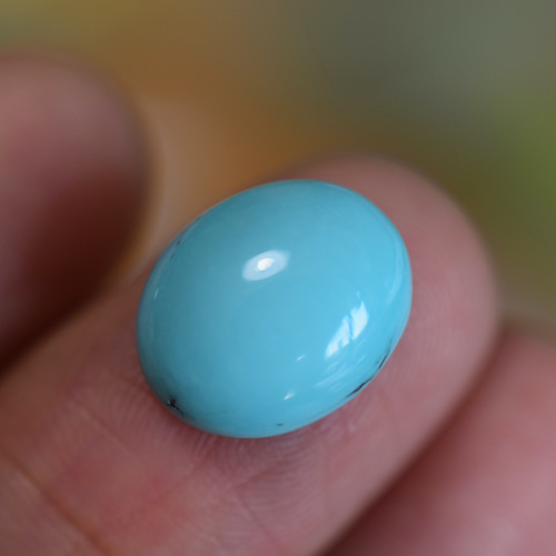 大きめ天然トルコ石（6〜7ct）ルース2個ソーティング付き