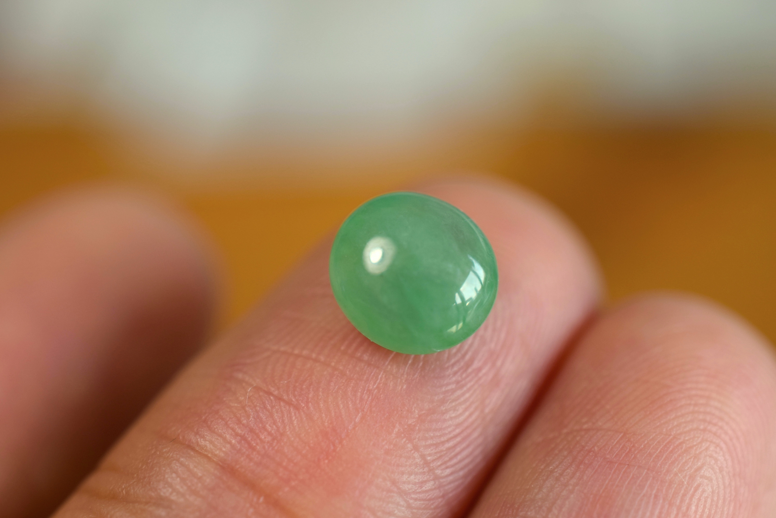 R23-22 美品 ミャンマー産 天然 A貨 緑 翡翠 ルース 裸石 硬玉 ジェダイト