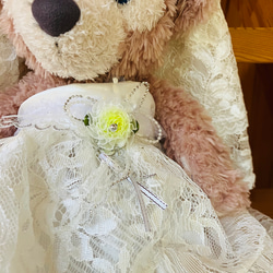 再販8 ダッフィー＆シェリーメイ　コスチューム　ウェディング　結婚式　タキシード　ウェディングドレス　ダッフィー　結婚 8枚目の画像