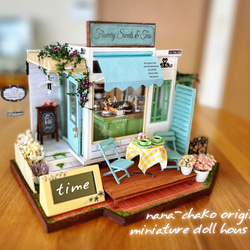 Oeuf's cafe♡　ミニチュア 受注制作】cafe風 お家オブジェ その他インテリア雑貨 komakoma