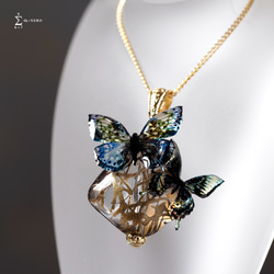 首飾り 深海と蝶々 〈 ネックレス , チョーカー 〉 2枚目の画像