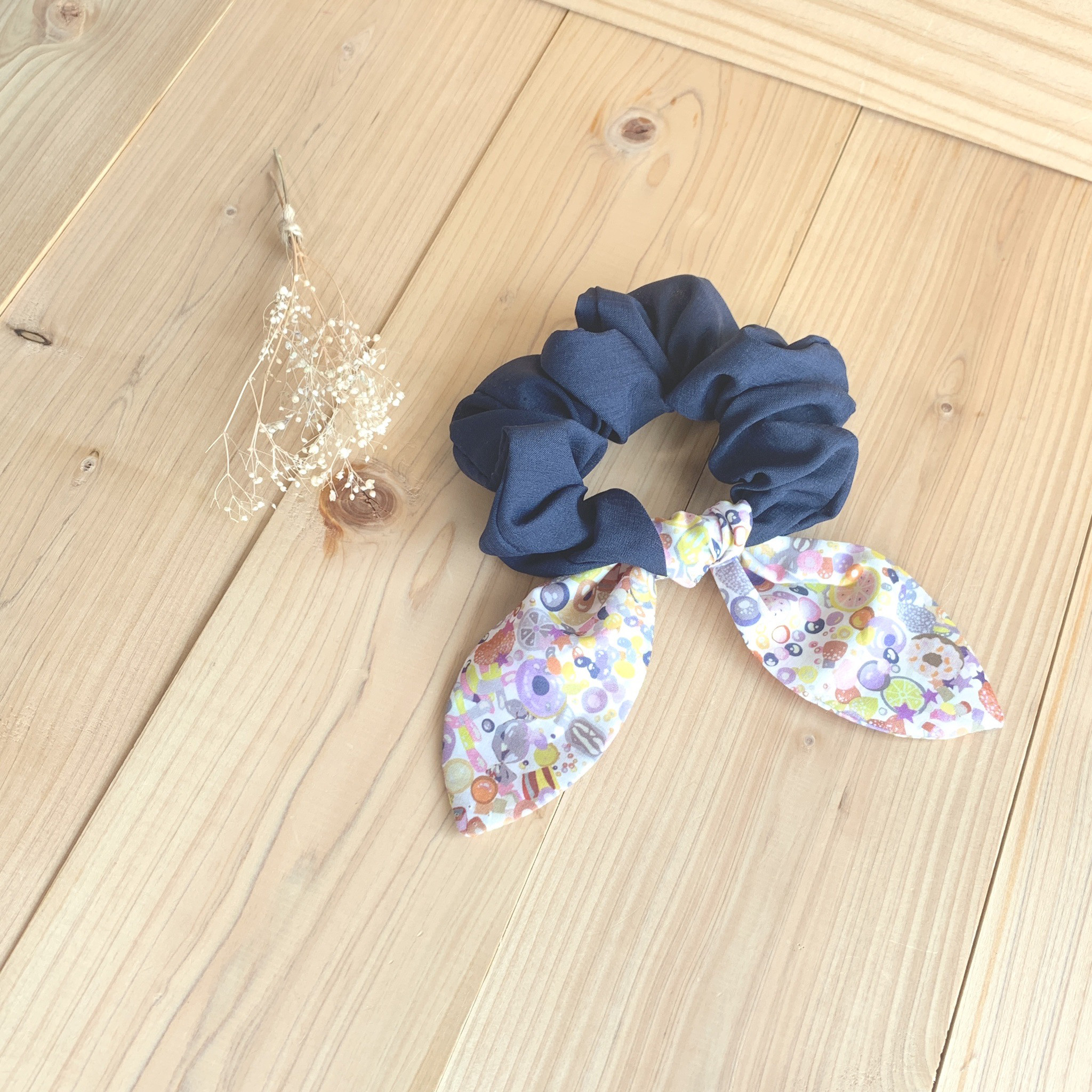 リバティ ハンドメイド ふんわりリボンシュシュ ＜Sugur Rush