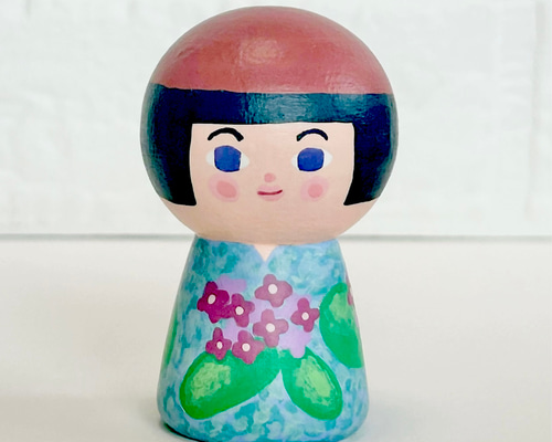 昔話 鉢かつぎ姫【木箱付き】小こけし。誕生日・記念日の