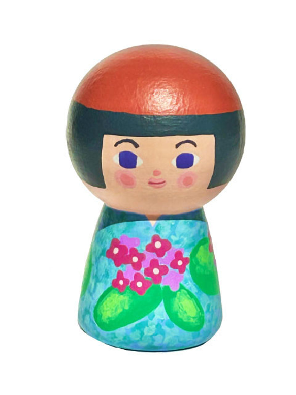 美品 掛け軸 長崎越葉作 紫陽花図 共箱 太巻き付 おもてなし