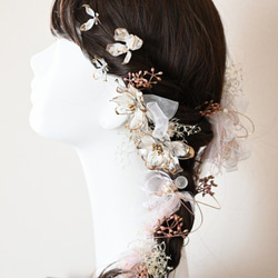 アメリカンフラワー パーツセットK 成人式髪飾り 和装髪飾り ヘッド