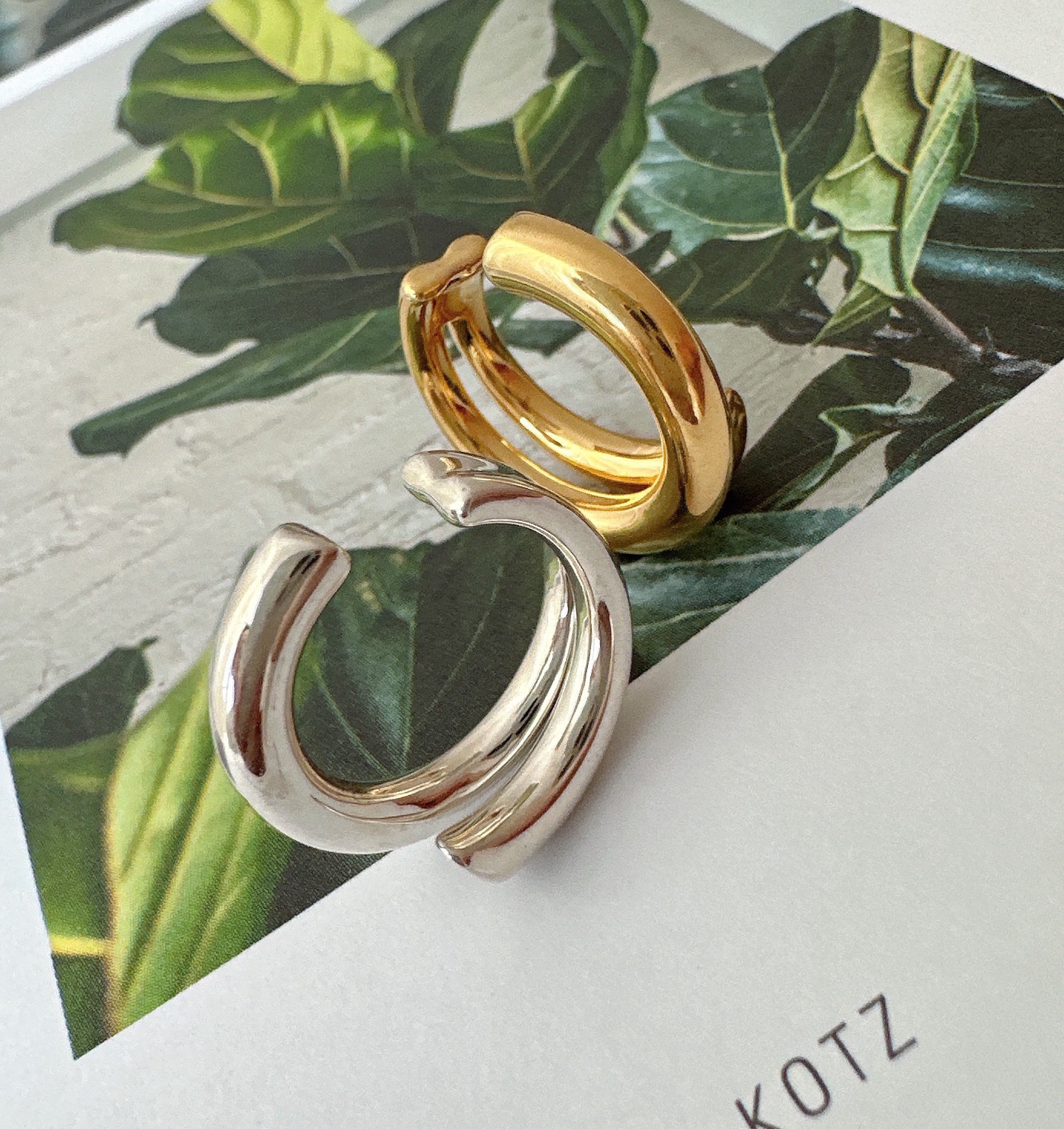 ❣︎重量感あふれる上質な2wayイヤーカフSV925E3223F