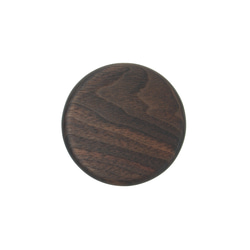 1037. 木の丸小皿/コースター ウォールナット #020 4枚目の画像