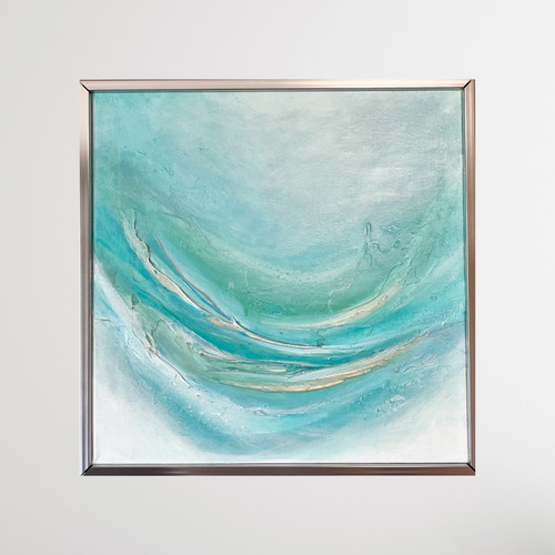 北欧 アートポスター【 abstract Green Green 】 抽象画 北欧