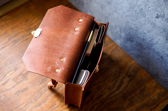 No.41 Brief Case (B5)【RUSSET BROWN】 8枚目の画像