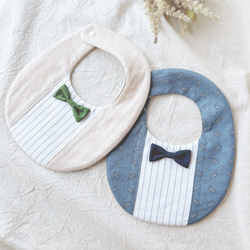 黒（ブラック） スタイ・よだれかけ（新生児・赤ちゃん・子ども） の