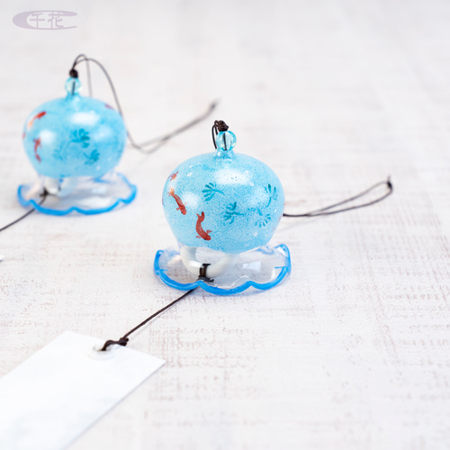 金魚鉢のようなガラス風鈴［ID：C28045-1］ 風鈴 千花 -Chibana- 通販