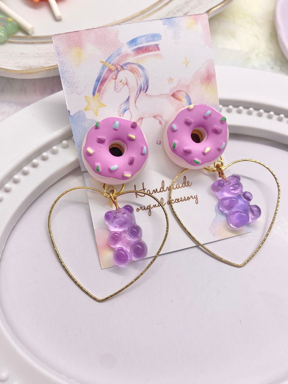 イヤリング♡ キッズアクセサリー キッズイヤリング 子供 ゆめ