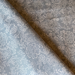 新商品！『 KIYOHARA ネロリローズ  ロマンティックレース　ブルー　綿ローン』～50㎝単位でカット～ 1枚目の画像