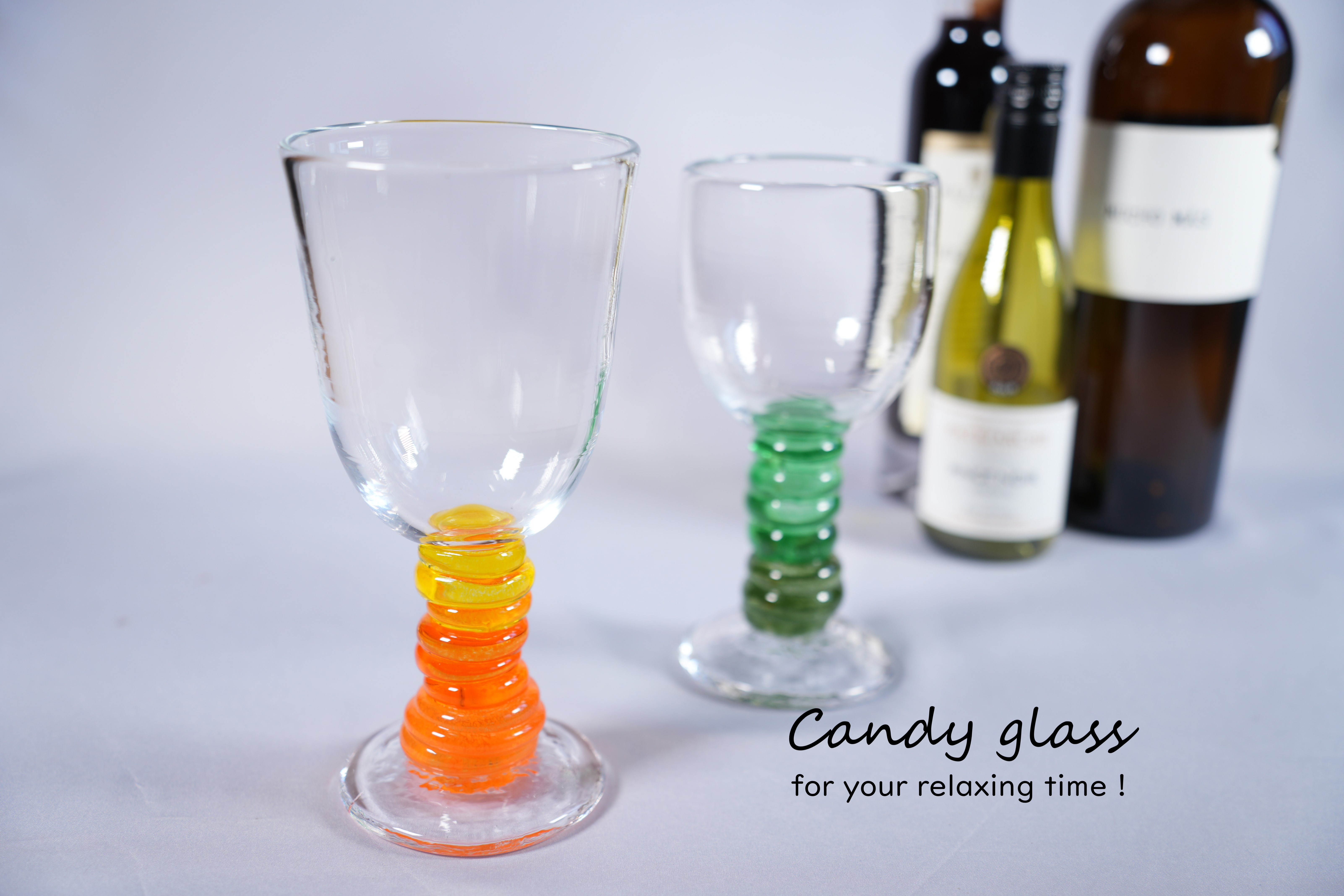 キャンディグラス④オレンジ、イエロー 5,460円