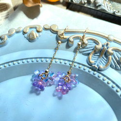 紫陽花の耳飾り 2枚目の画像