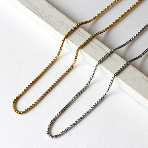 【新品未使用品❤︎】L&Co. ベネチアンチェーンネックレス 幅、長さ選べる!!ベネチアンチェーン】ネックレス チェーン の