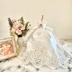 ミニチュアウェディングドレス23 ウェディングトルソーウェディングドレスミニチュアドレス結婚式