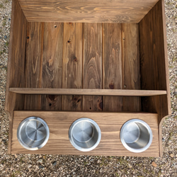 ハイエース　センターコンソールボックス アンティークブラウン　ワイド用　ふかふかタイプ　ドリンクホルダー付　アームレスト 3枚目の画像