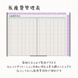 デジタル家計簿⭐︎繰り返し使える日付フリータイプ全43ページ 9枚目の画像