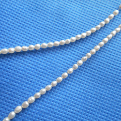 淡水真珠１連　艶のあるパールです。 5枚目の画像