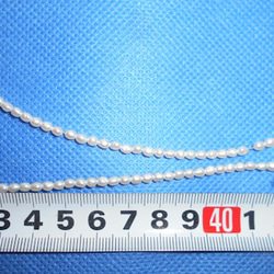 淡水真珠１連　艶のあるパールです。 4枚目の画像