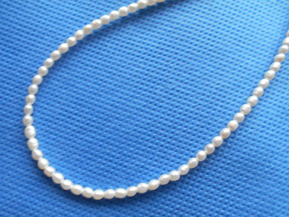 淡水真珠１連　艶のあるパールです。 3枚目の画像