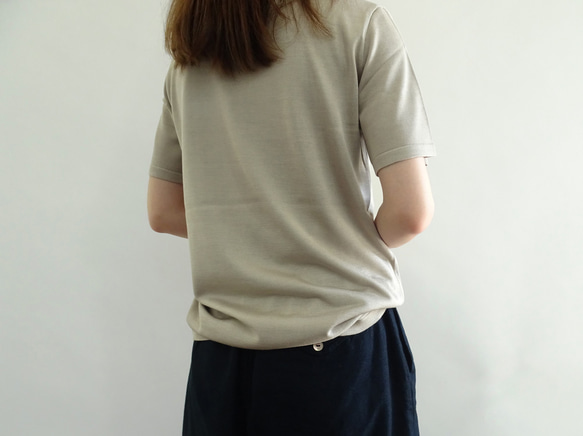 [日本製造] 100% 真絲針織套衫 &lt;Graige&gt; 第2張的照片