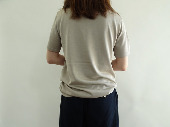 [日本製造] 100% 真絲針織套衫 &lt;Graige&gt; 第7張的照片