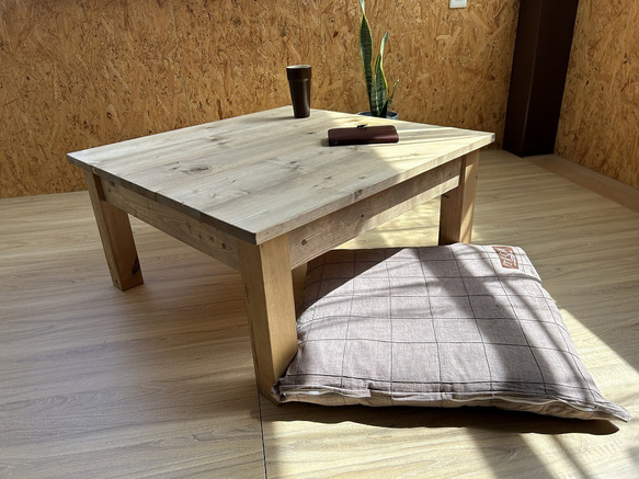 ハンドメイド 机・座卓・テーブル 70×70㎝ 【 MD31 】 ローテーブル
