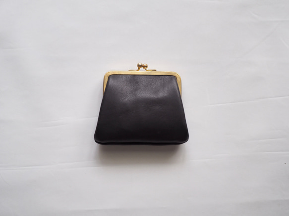 真鍮製がま口ミニ財布 二つ折り財布 いと 革の小物 通販 15830916